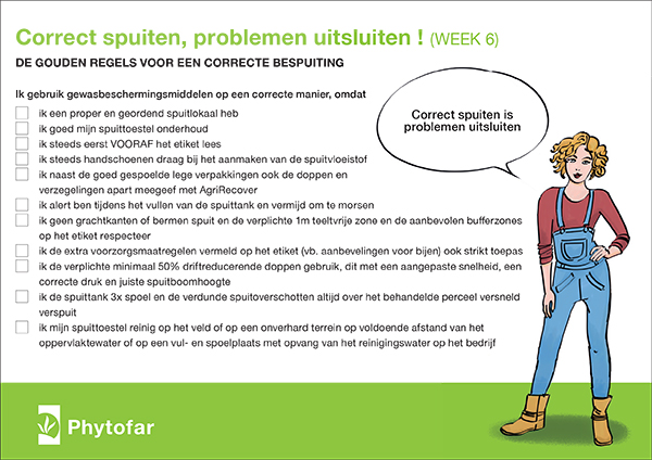 De gouden regels voor een correcte bespuiting